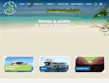 Tablet Screenshot of maldivesdiving.com